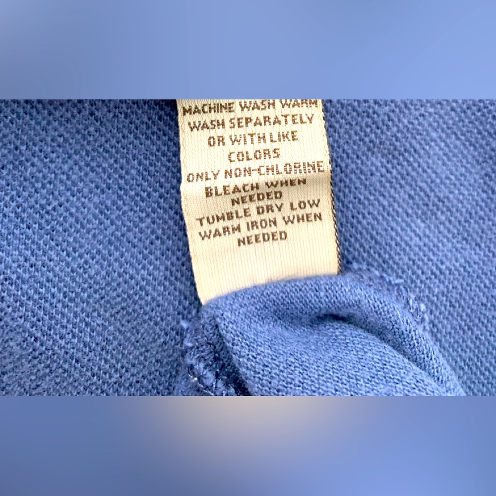 (T02) Ruff Hewn Men’s Collared 2 Button Pullover, SZ 2XL, Blue Wash - Picture 4 of 5